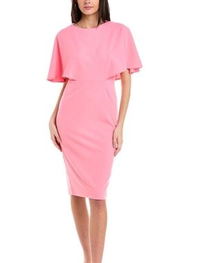 Alexia Admor Pink Cape Sleeve Dress New Size Small